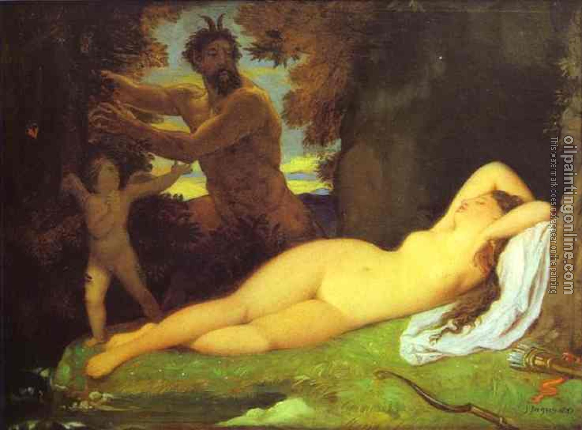 Ingres, Jean Auguste Dominique - Jupiter and Antiope